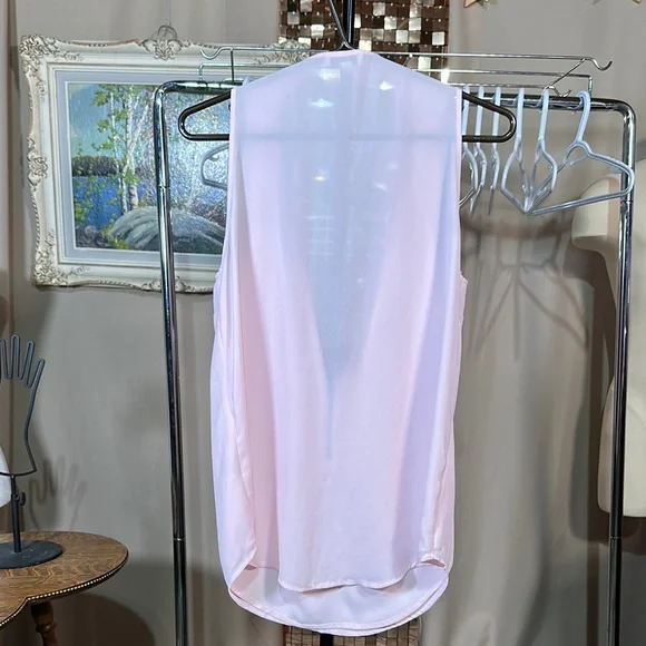 Smart Set Pink Zip-Front Tank Top - Picture 7 of 8